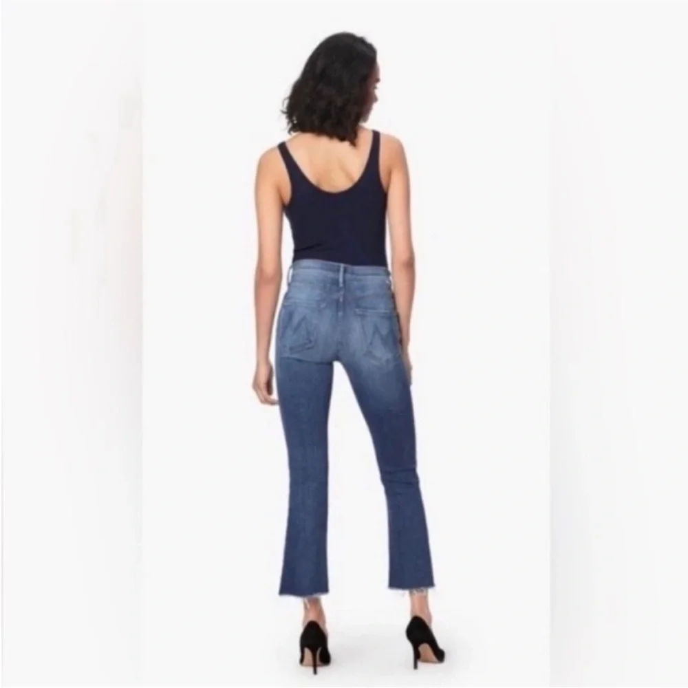 Mother Jeans The Hustler Ankle Fray in Big Sky